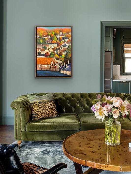 Autumn in Box - original painting