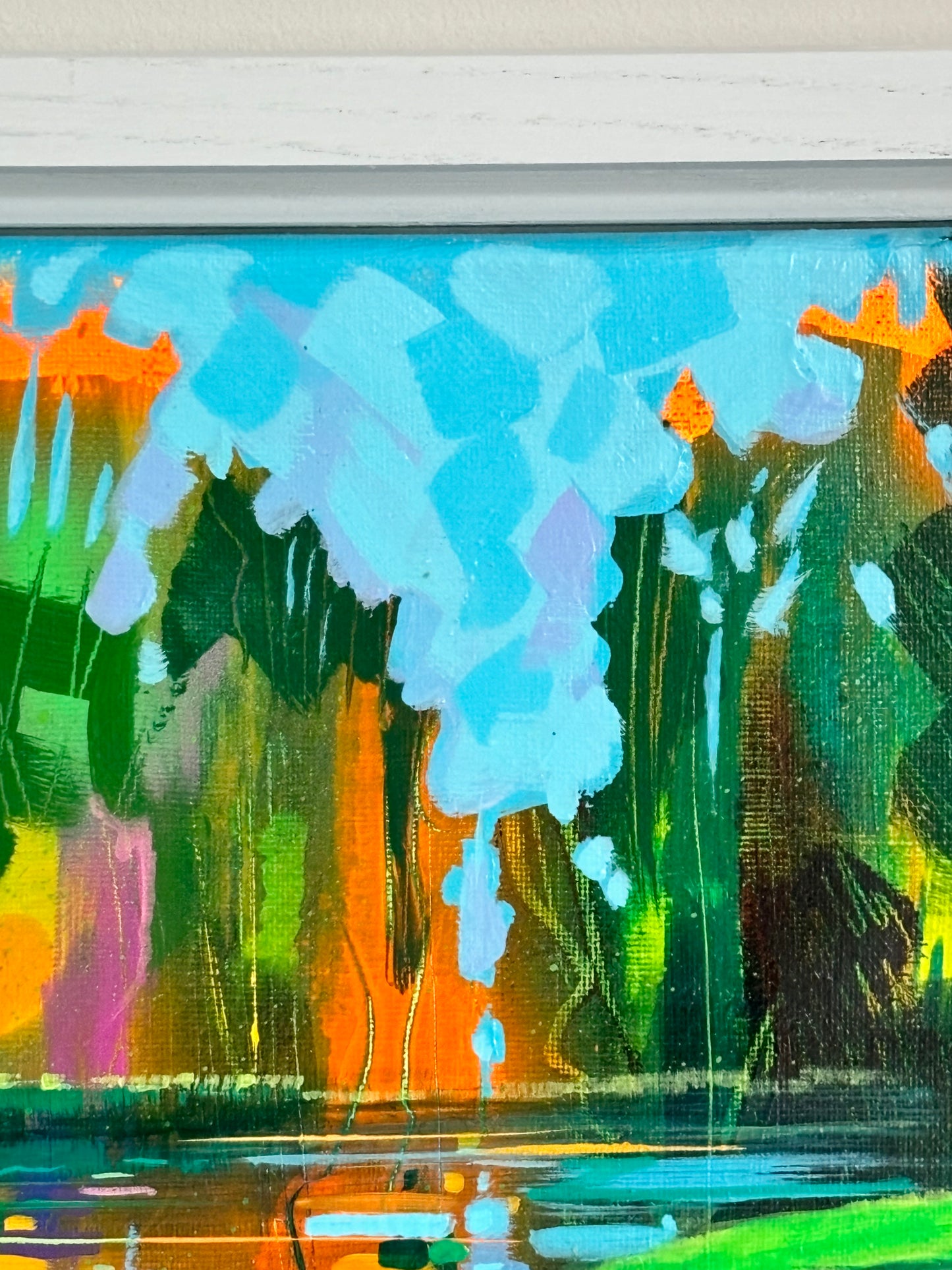 Corsham Lake 1 - original painting