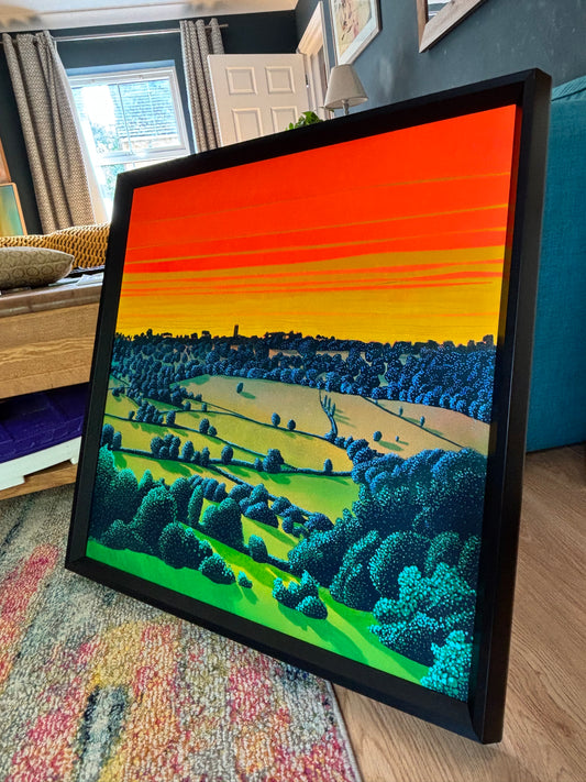 Under the Red Sky 9 - original painting