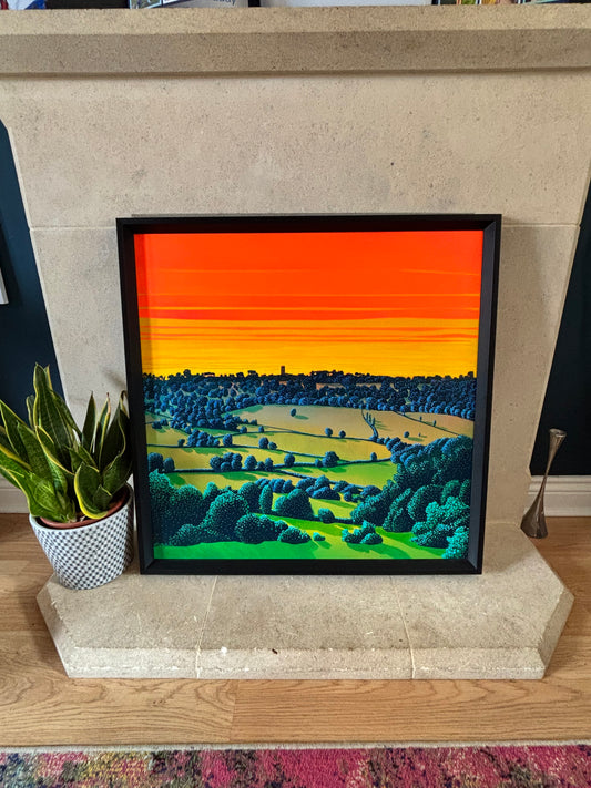 Under the Red Sky 9 - original painting