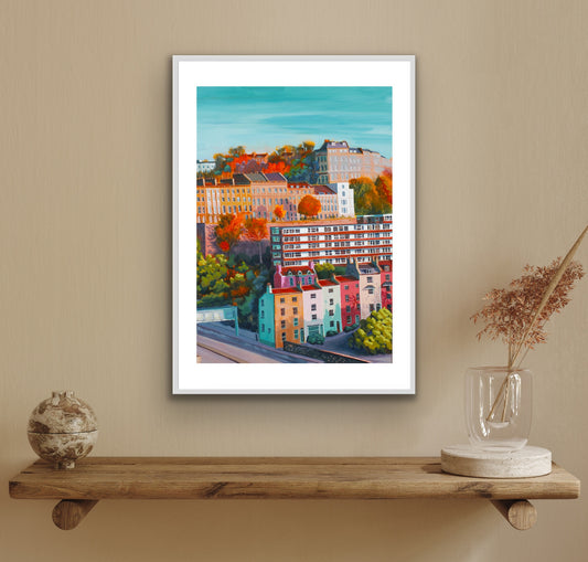 'Back to Bristol - Housing Ladder' - alternative print composition