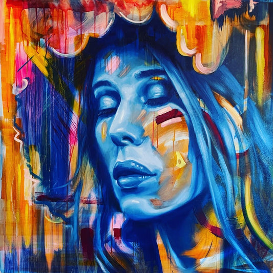 ‘Big Sister Blue’ - limited edition signed giclee print 1/50