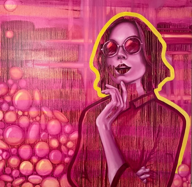 'Magenta Seven’ - limited edition signed giclee print 1/50