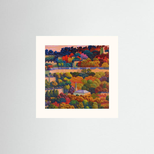 New Morning Over Bath - Square crop - Fine Art Paper Print