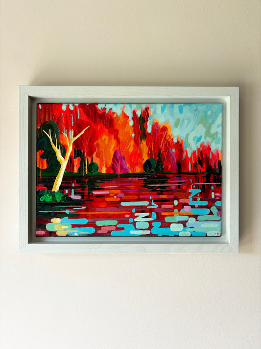 Autumn Lake - original painting