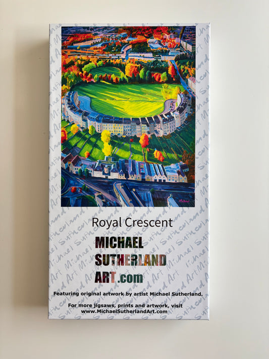 Royal Crescent – Golden Light Over Bath | Premium 1000 Piece Jigsaw Puzzle