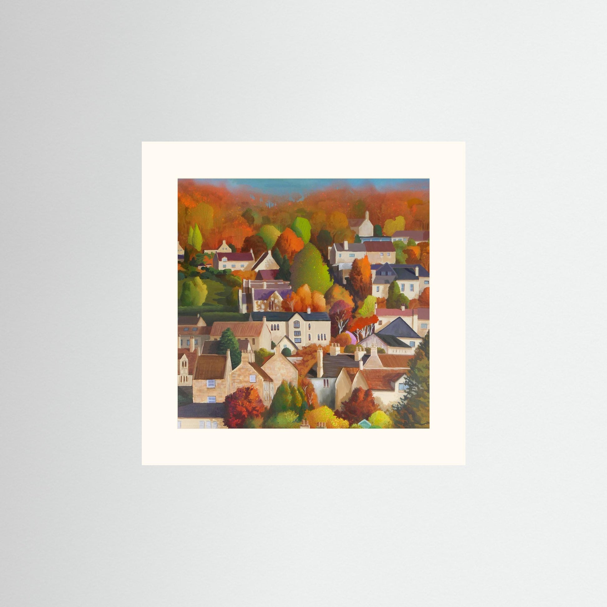 Autumn in Box - Square crop - paper print options