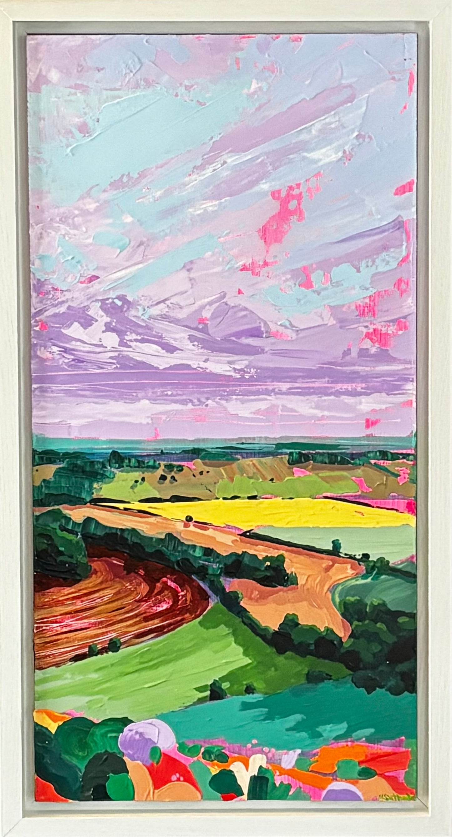 Roundway Leap - original painting