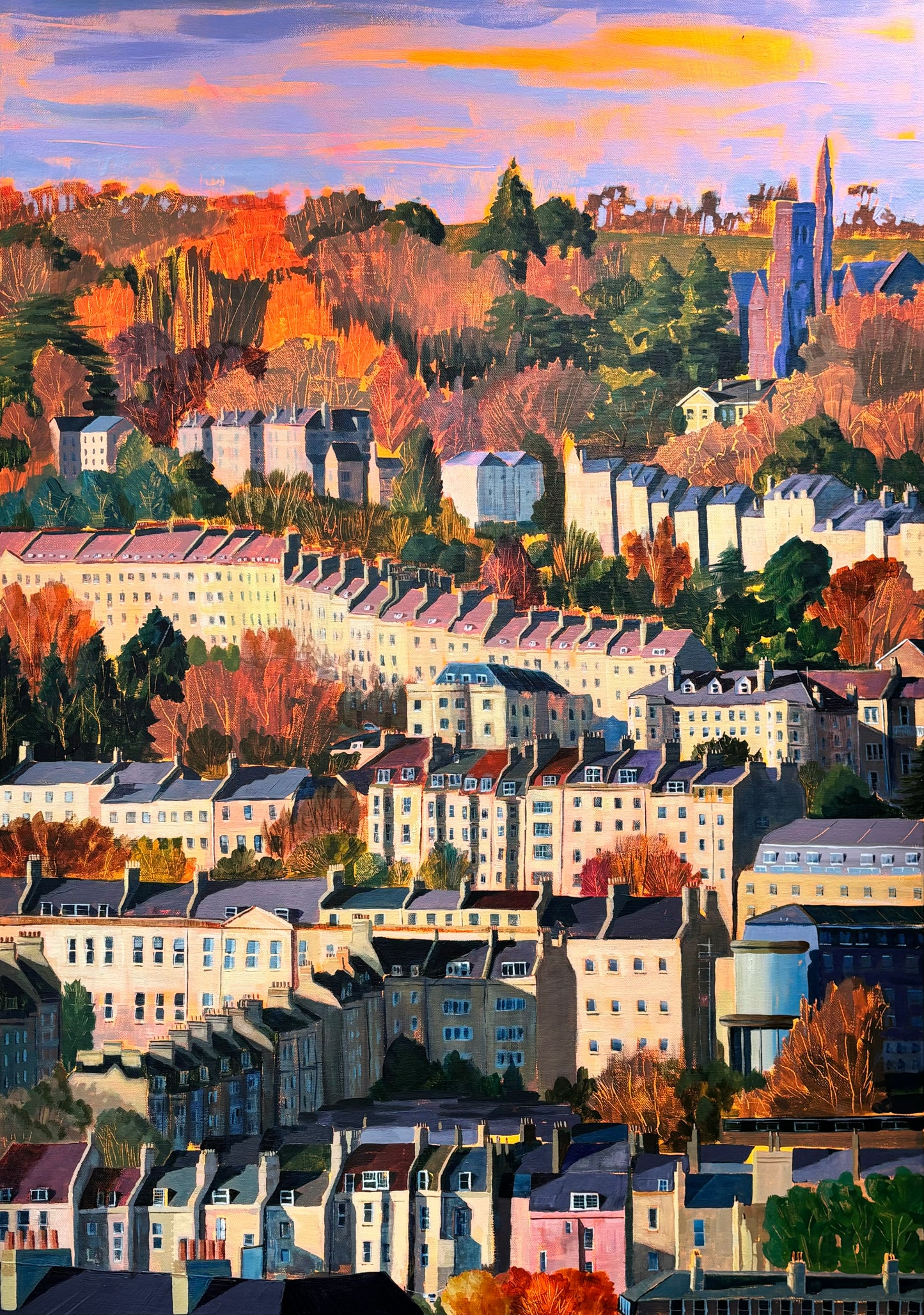 Bath Skyline - original painting