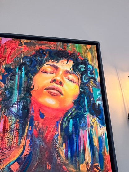 ‘Big Orange Three’ - Artist's Proof hand-embellished canvas print (1 of 1)