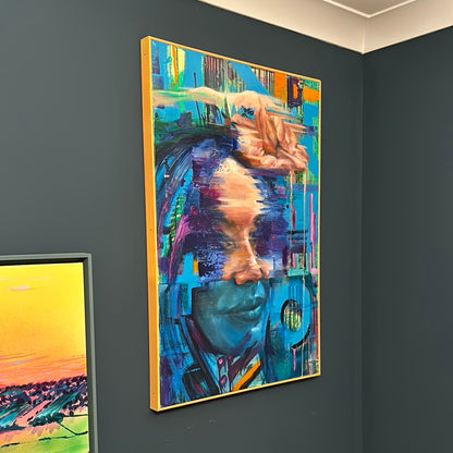 ‘Blurred and Rising’ - framed original