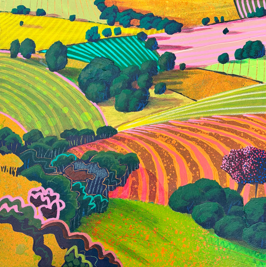 Patchwork - original painting
