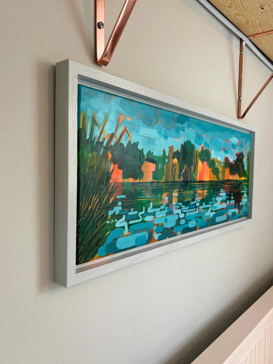 Corsham Lake 2 - original painting