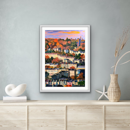 Bath Skyline - print options