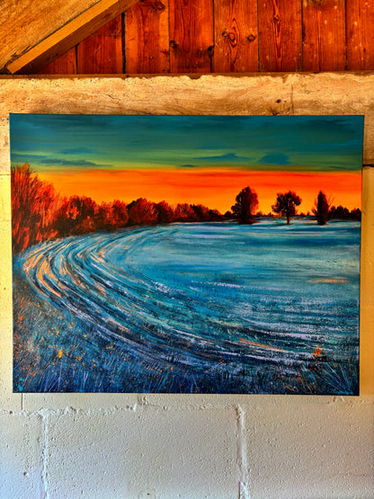Guyers Field - original painting