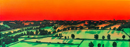 Under the Red Sky 5 - original painting