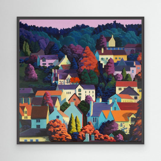 Autumn Dusk Square - canvas options