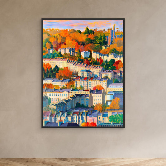 Bath Skyline - canvas artwork options
