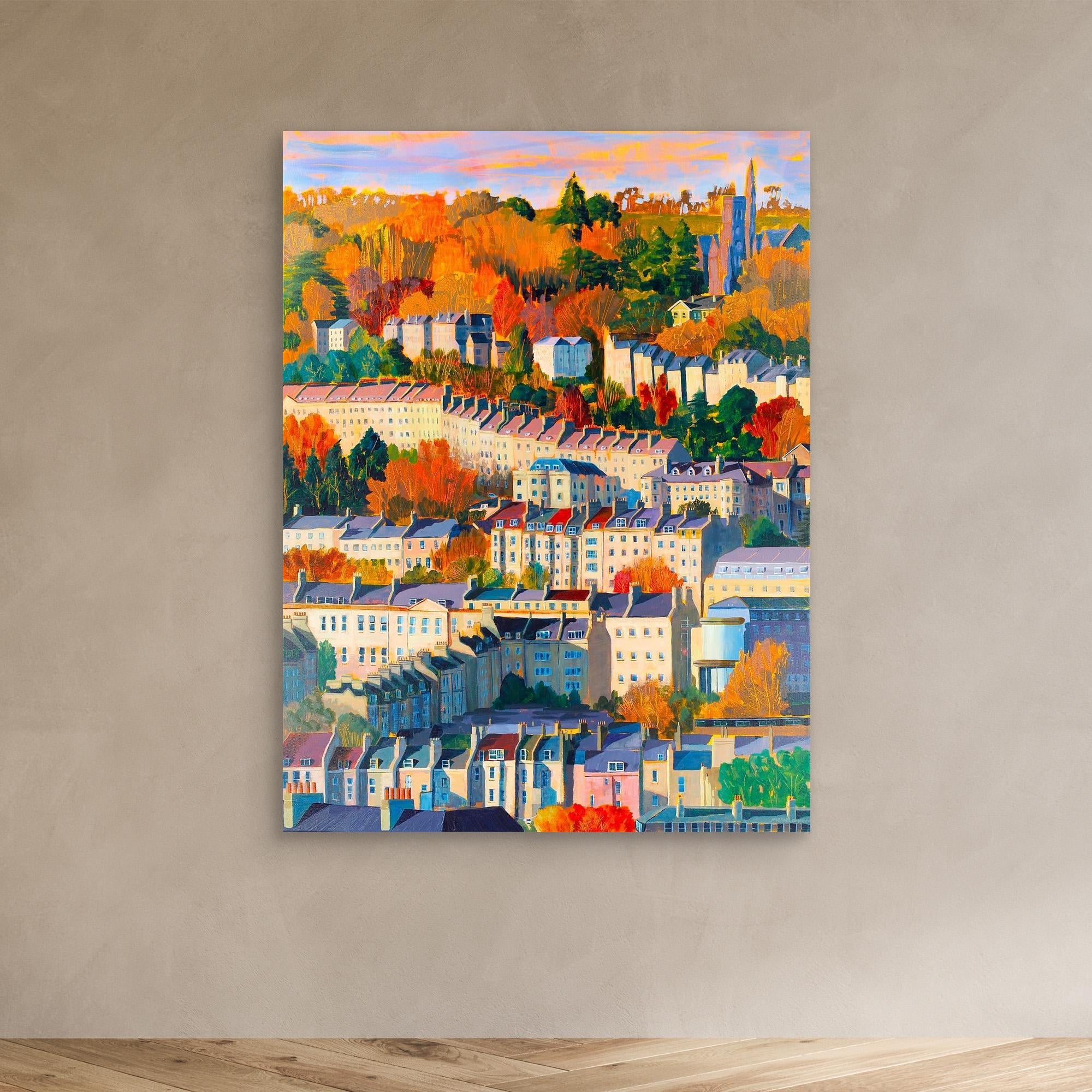 Bath Skyline - canvas artwork options