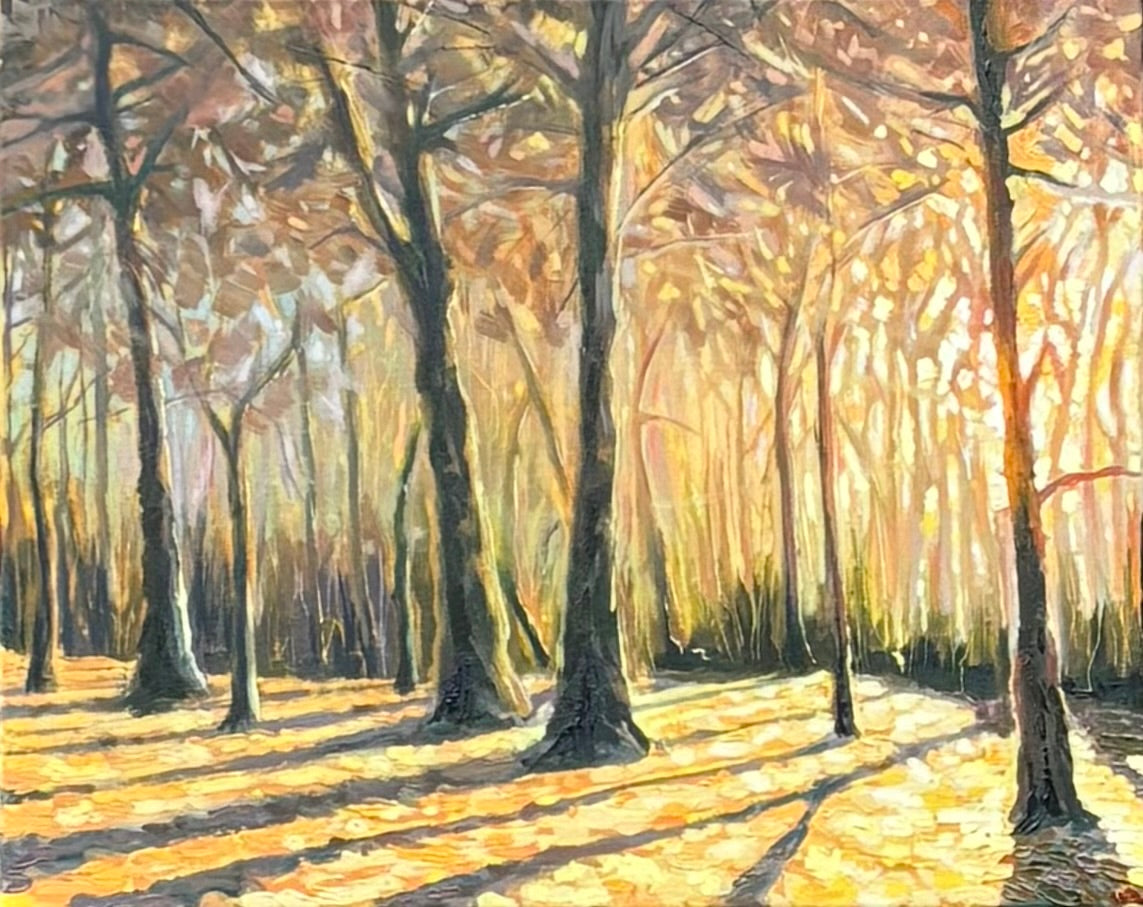 ‘Middlehill Woods’ - original oil painting