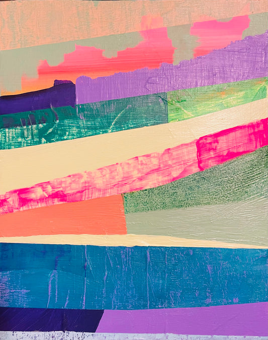 ‘Getting Layery’ - original framed