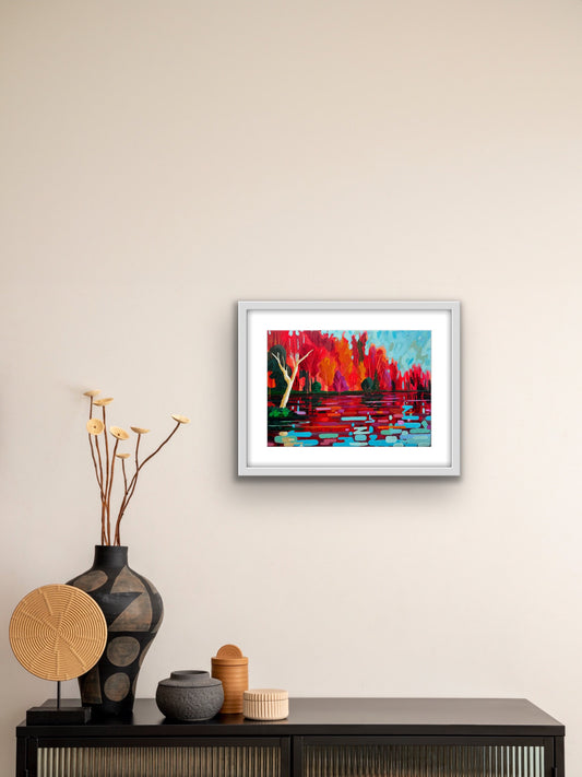 Autumn Lake - Print options