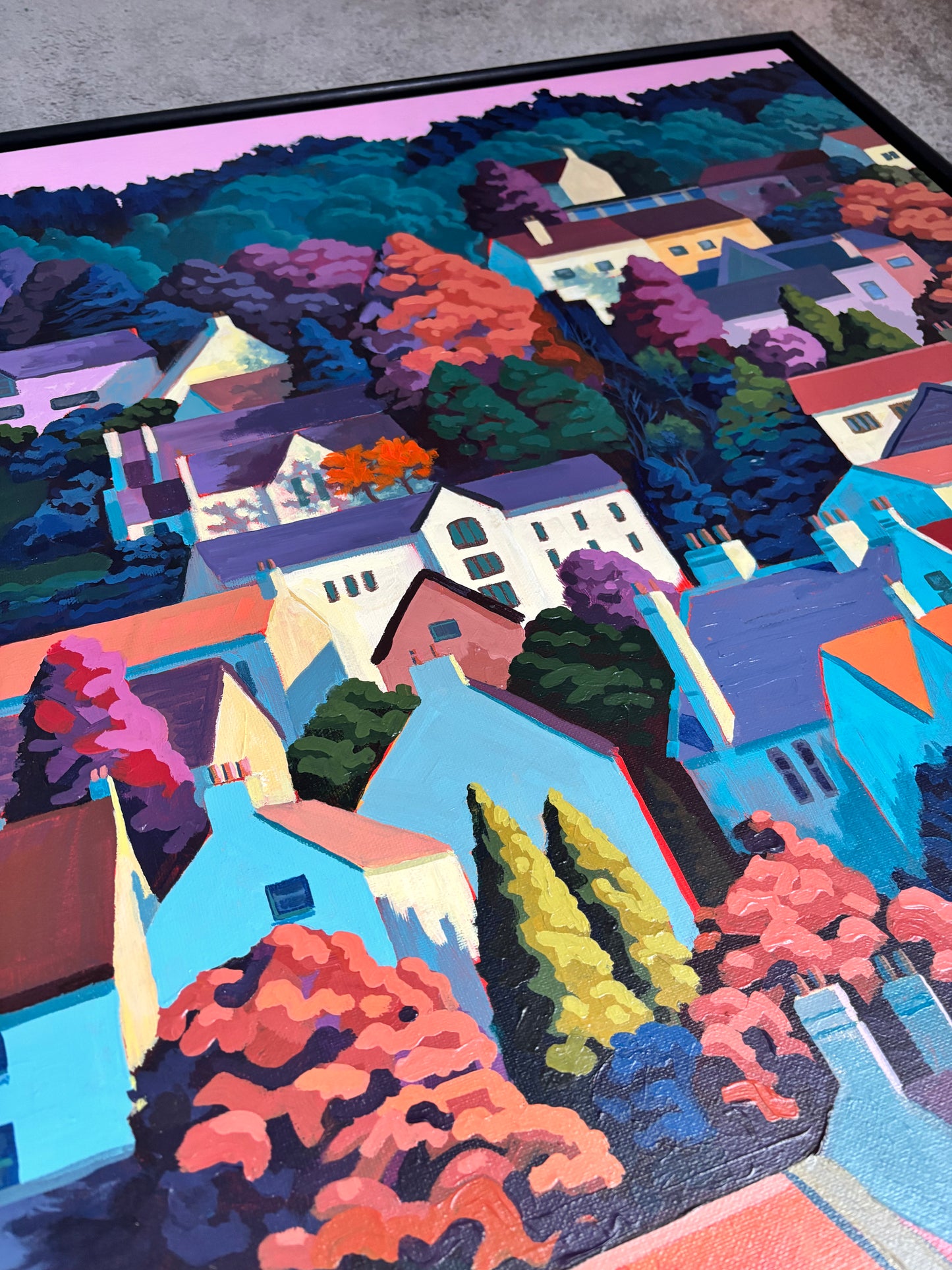 Autumn Dusk - original painting