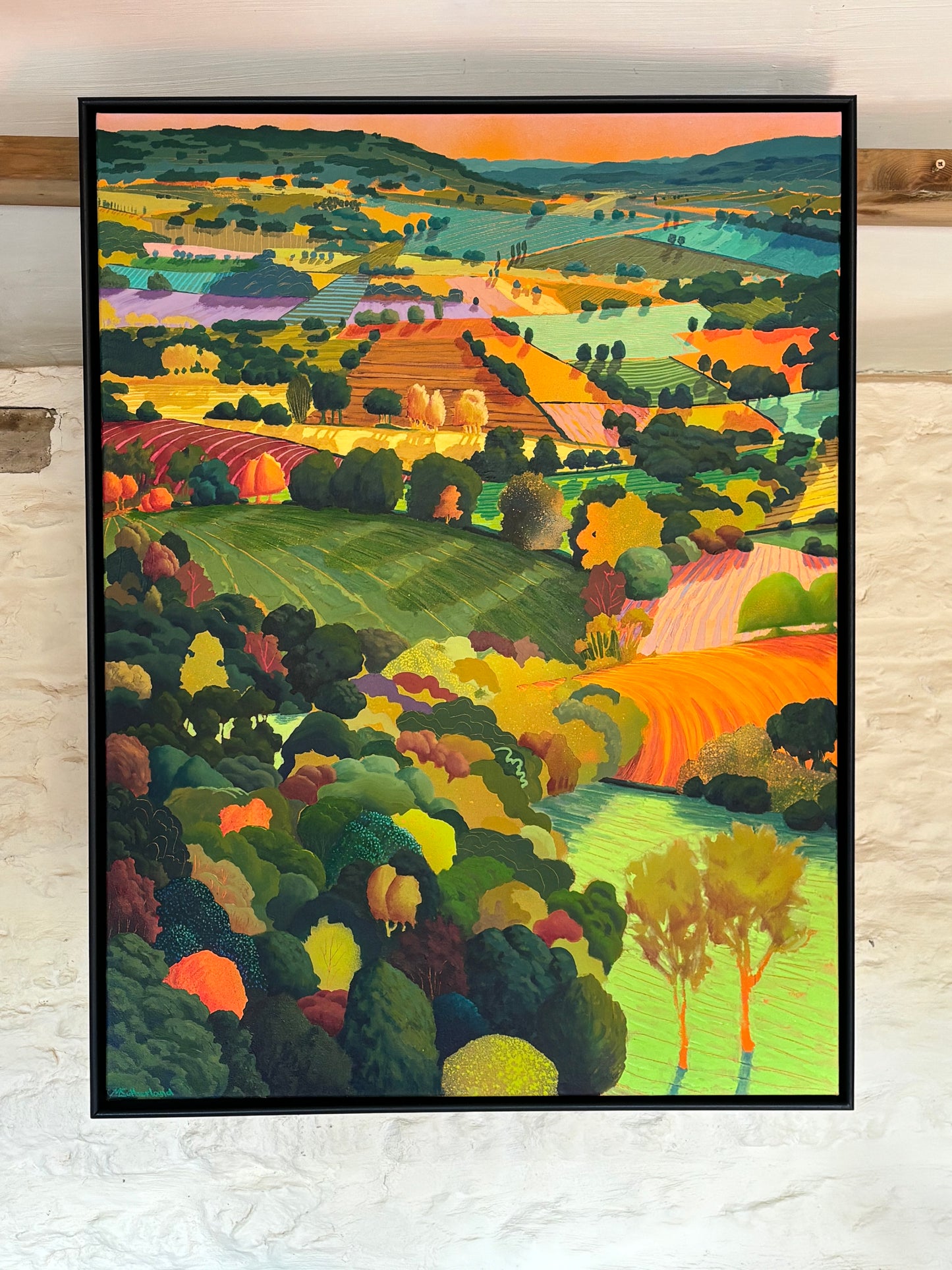 Cotswold Patchwork - Original Painting