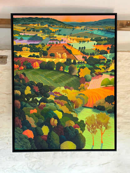 Cotswold Patchwork - Original Painting