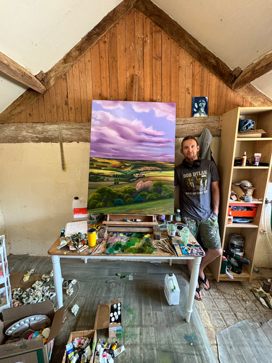 Lavender Sky - original painting