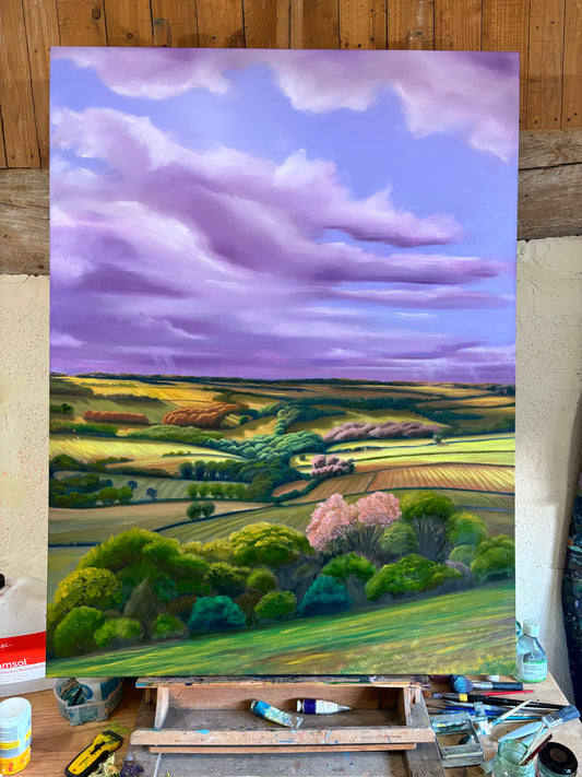 Lavender Sky - original painting