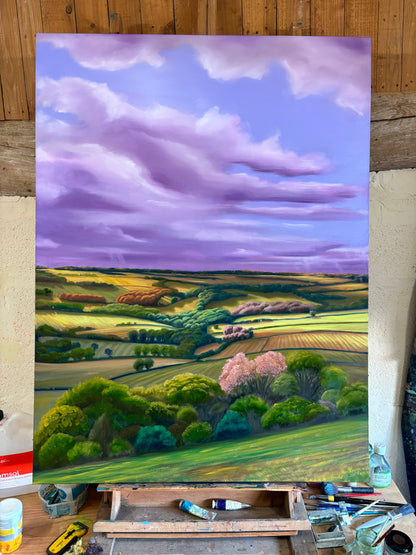 Lavender Sky - original painting