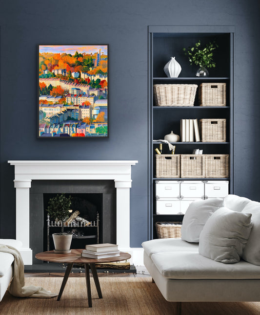 Bath Skyline - gallery canvas edition