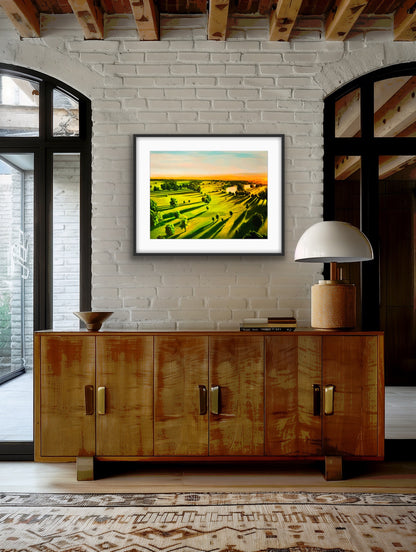 Sunrise On Corsham Court 2 — fine art paper print