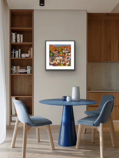 Autumn in Box - Square crop - paper print options