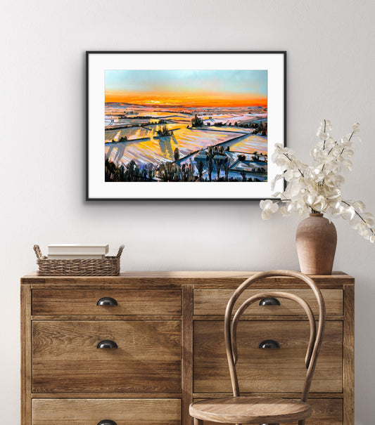 Winter Bird - paper print options