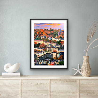 Bath Skyline - Fine Art Paper Print