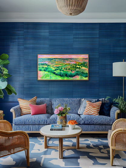 Golden Hour from Glastonbury Tor - gallery canvas edition