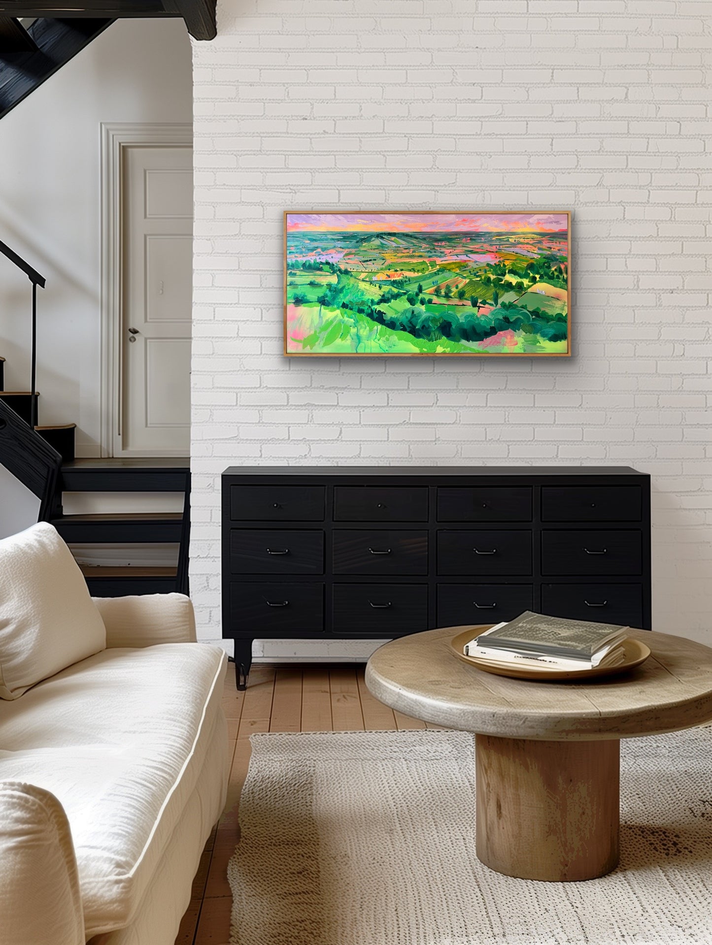 Golden Hour from Glastonbury Tor - gallery canvas edition