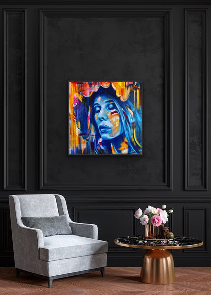 Big Sister Blue - Gallery Canvas Edition
