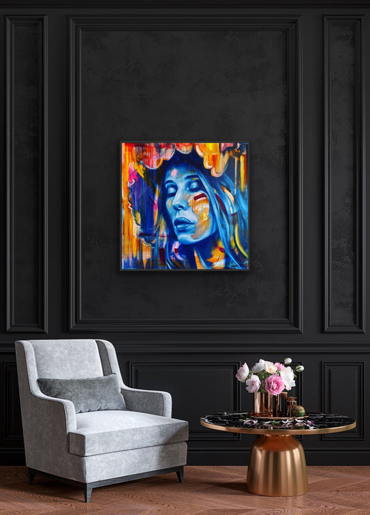 Big Sister Blue - Gallery Canvas Edition