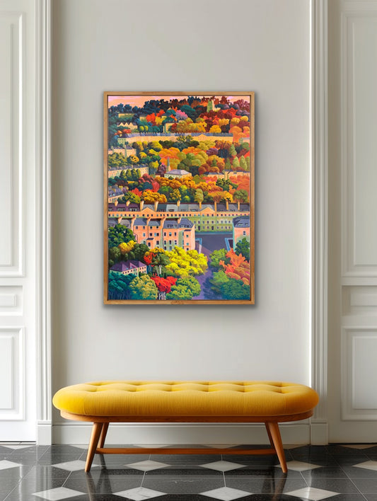 New Morning Over Bath - Gallery Canvas Edition