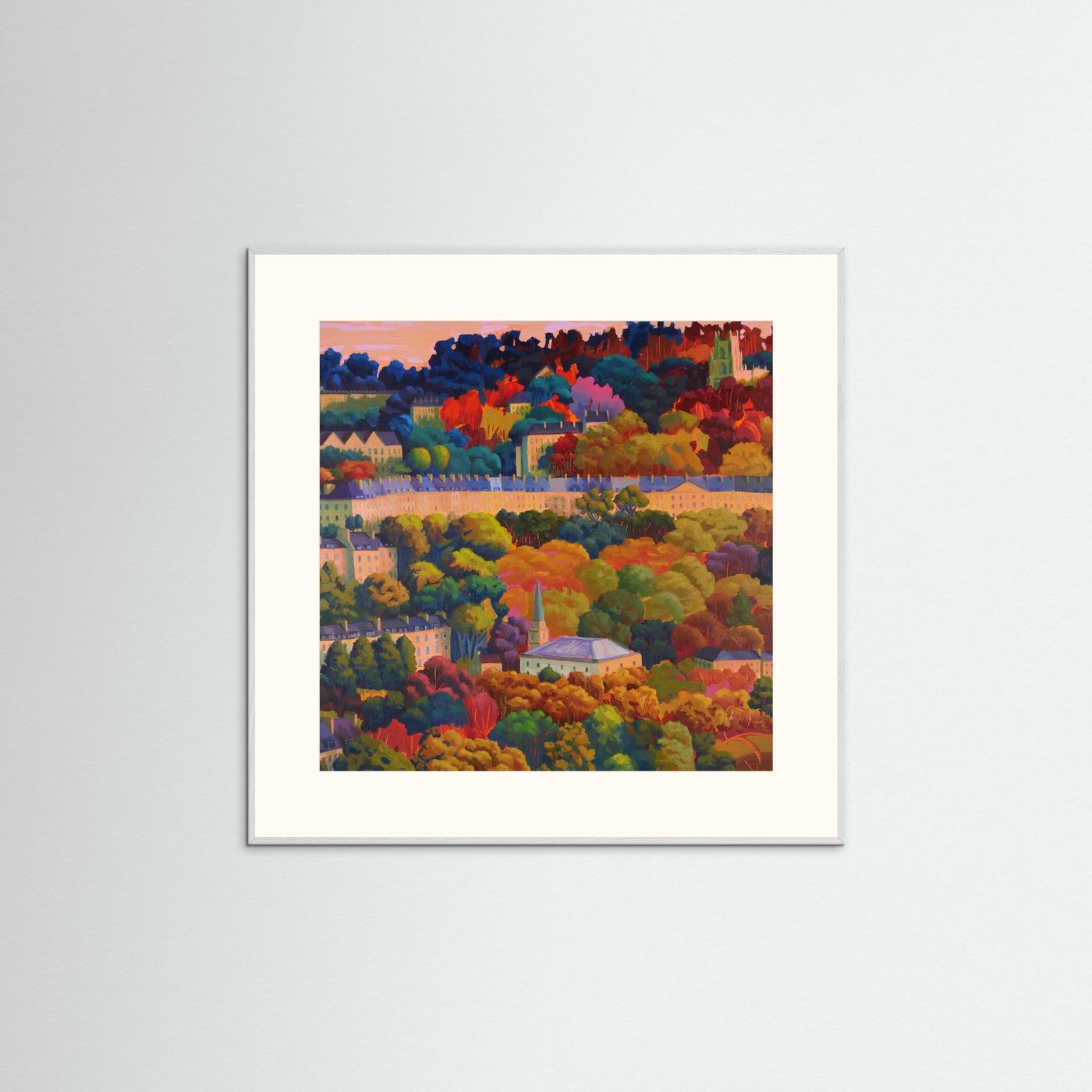 New Morning Over Bath - Square crop - Fine Art Paper Print