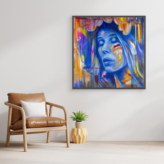 Big Sister Blue - gallery canvas edition