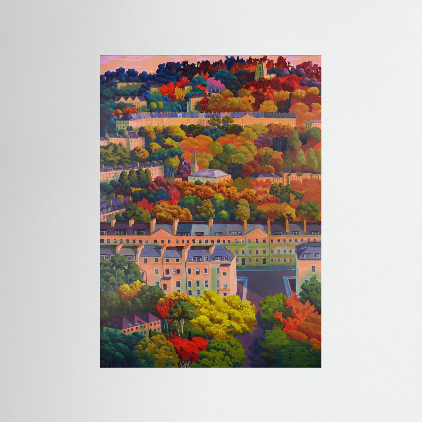 New Morning Over Bath - Fine Art Paper Print