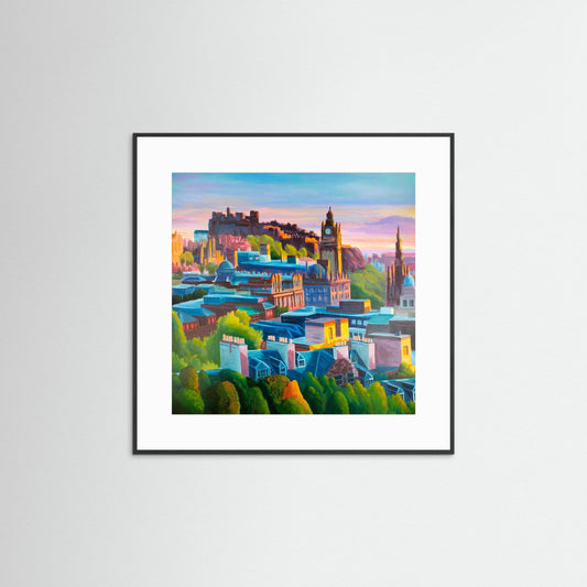 Edinburgh - framed paper print options