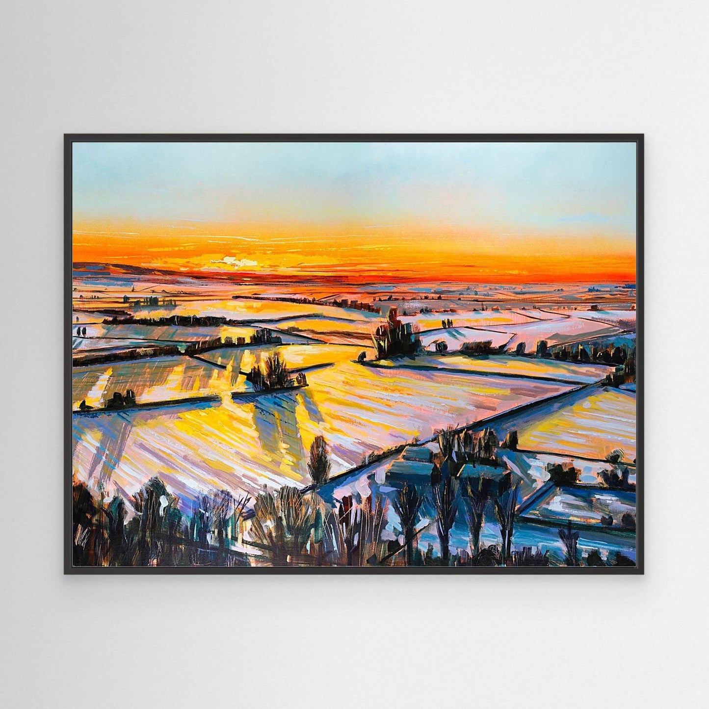 Winter Bird - canvas artwork options