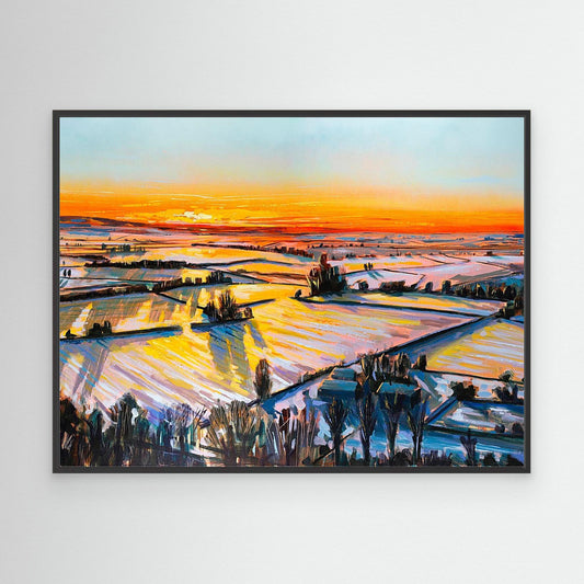 Winter Bird - canvas artwork options