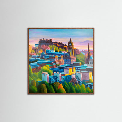 Edinburgh - framed paper print options