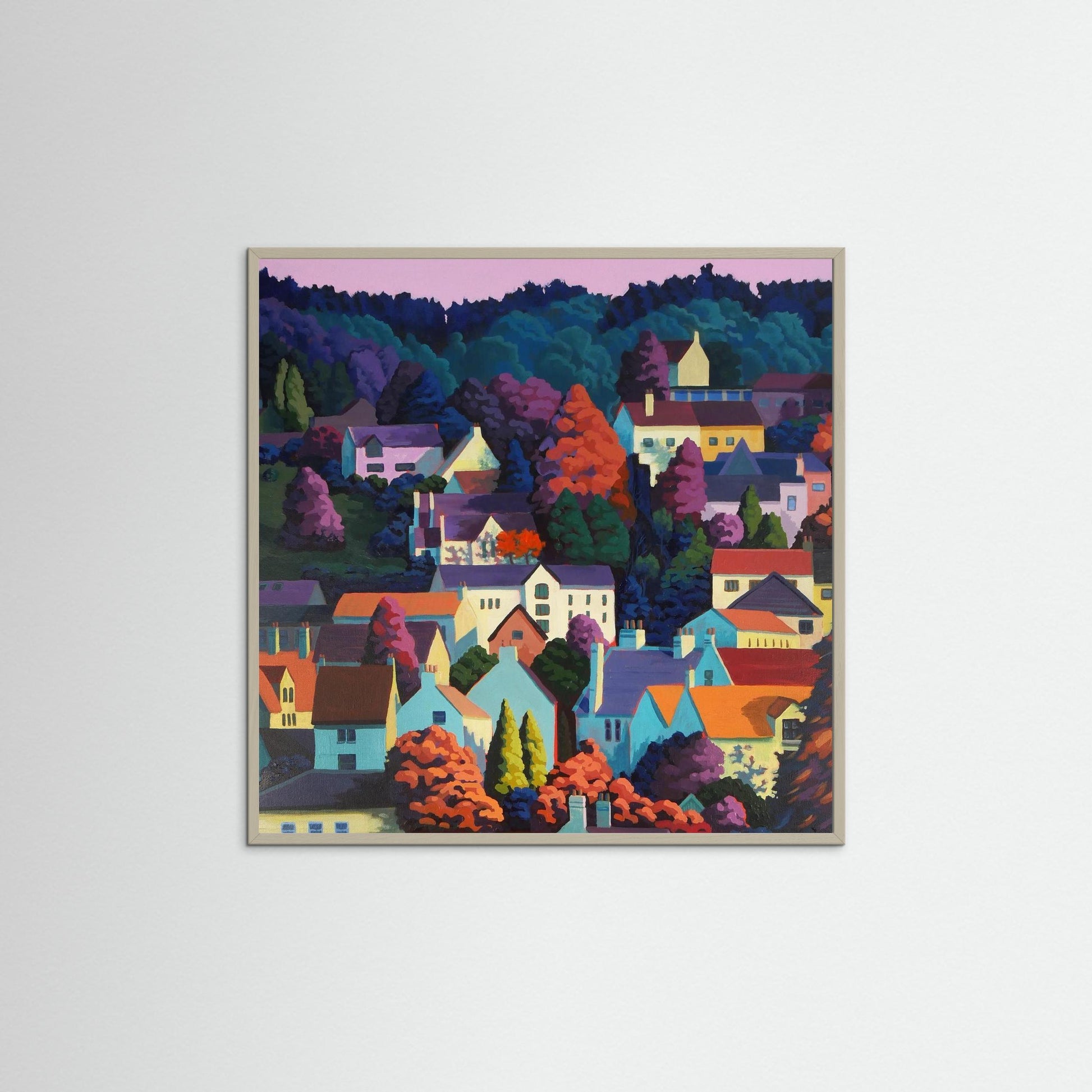 Autumn Dusk Square - paper print options